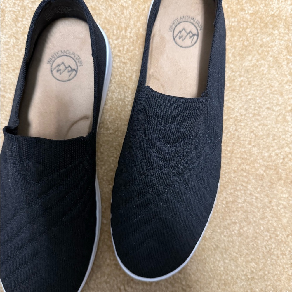 White Mountain Black Casual Footwear